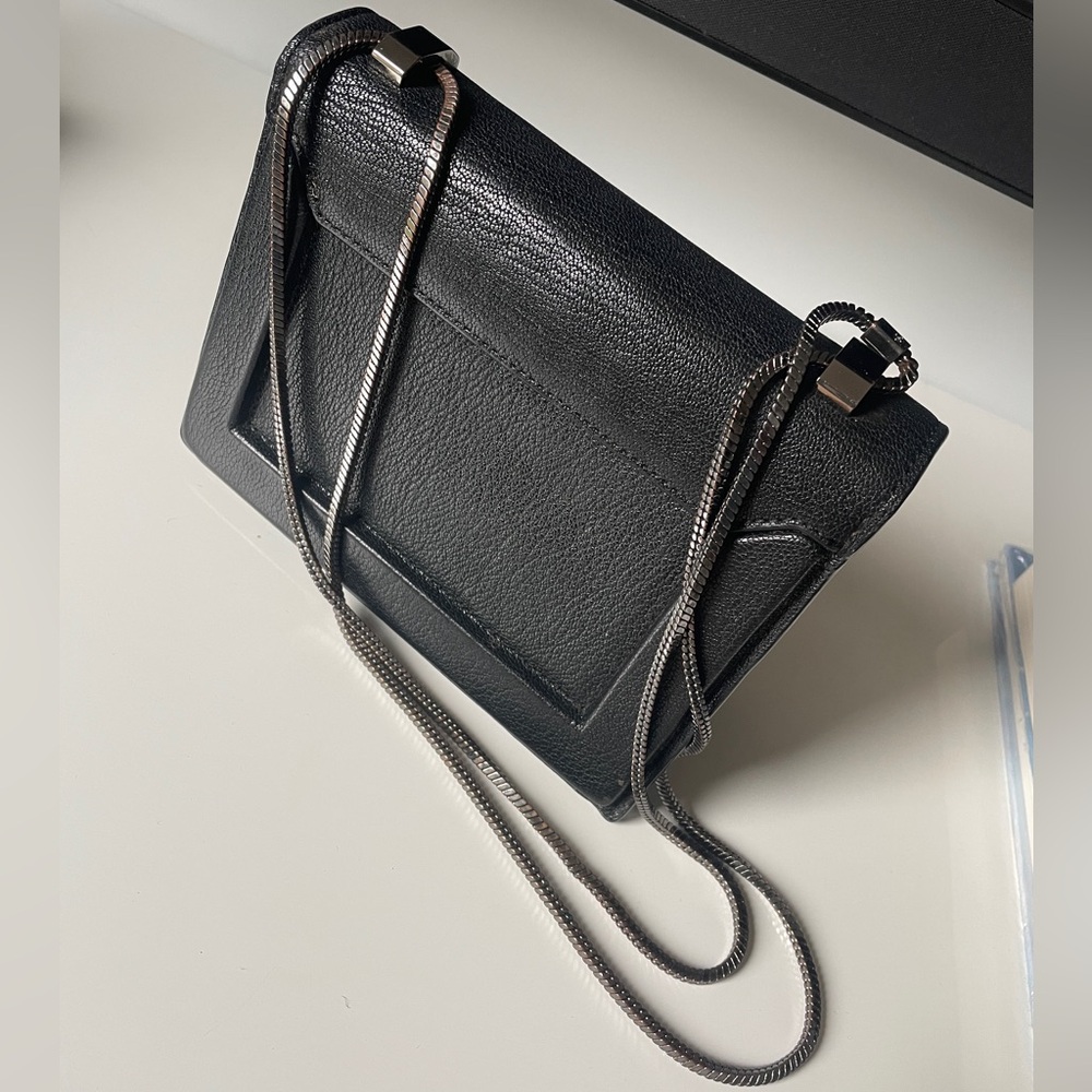 3.1 Phillip Lim Black Soleil Mini Chain Bag